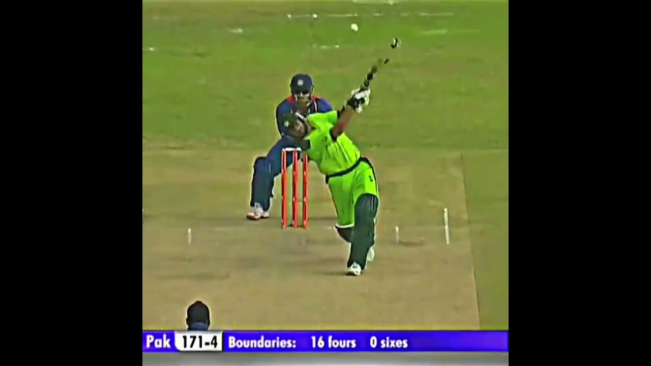 Shahid Afridi Dismantled Harbhajan Singh however Parveen Kumar got his Wicket - Analysis