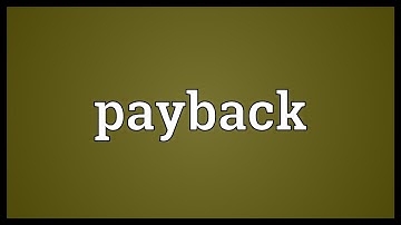Payback Meaning