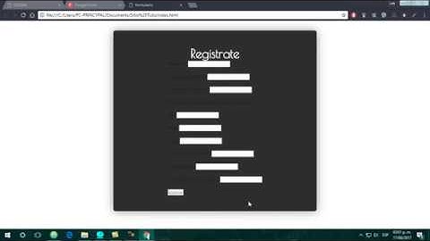 Formulario con HTML, CSS y FlexBox (Formulario facil, elegante y rapido)