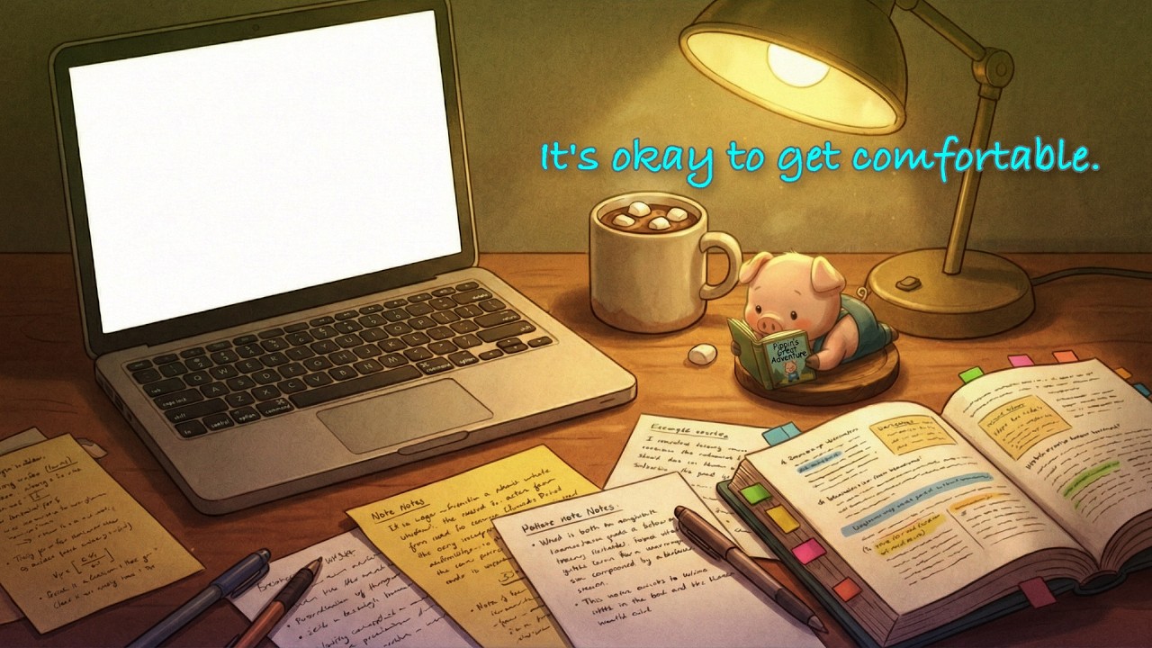 It's okay to get comfortable. 🎹 Cozy & Relaxed Study Piano with Pippin