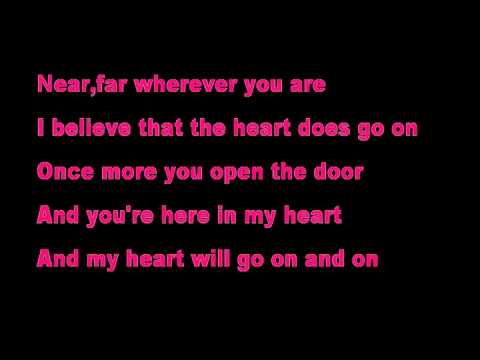 My Heart Will Go On (Definitive Mix) with lyrics