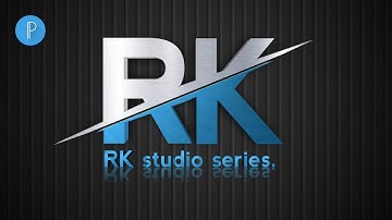 RK Logo Design| pixellab Logo Design shine metals texture 🔥 #trending #editing #viral #logodesign