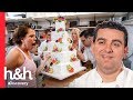 Noiva nervosa acaba estragando o bolo de casamento com as mãos | Cake Boss | Discovery H&H Brasil