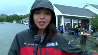 Flash floods in Port Arthur TX