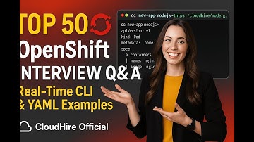 Top 100 Red Hat OpenShift Interview Questions & Answers (2025) | Real Time Examples | CloudHired