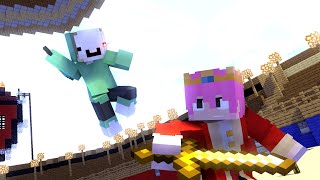 Minecraft Fight Animation - Dream vs Techoblade