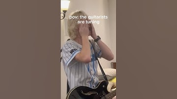 tuning can be a challenge for us…#tuning #guitar #brawlstarstiktok #midwestemo #emo #teenband #music