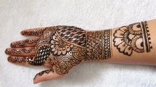 Simple Mehendi Design For Full Hand - Beautiful Henna Mehandi Design For Hands - Mehendi Design