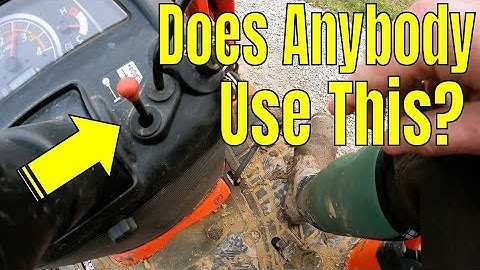 What Do YOU Use This For? -  I Forgot My Kubota BX Even Had This Feature!
