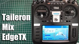 Taileron or Stabilator mix - EdgeTX TX16S