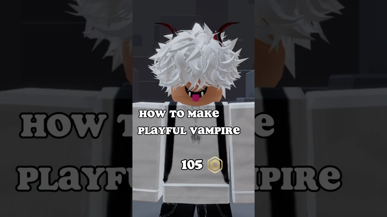 RBLXWild on X: Playful Vampire Giveaway 🧛 To enter follow these steps 💰  1⃣Follow Our Twitter 2⃣Retweet this post 3⃣Tag three friends 4⃣Bonus -  Whats the most expensive item you won? ✓Complete