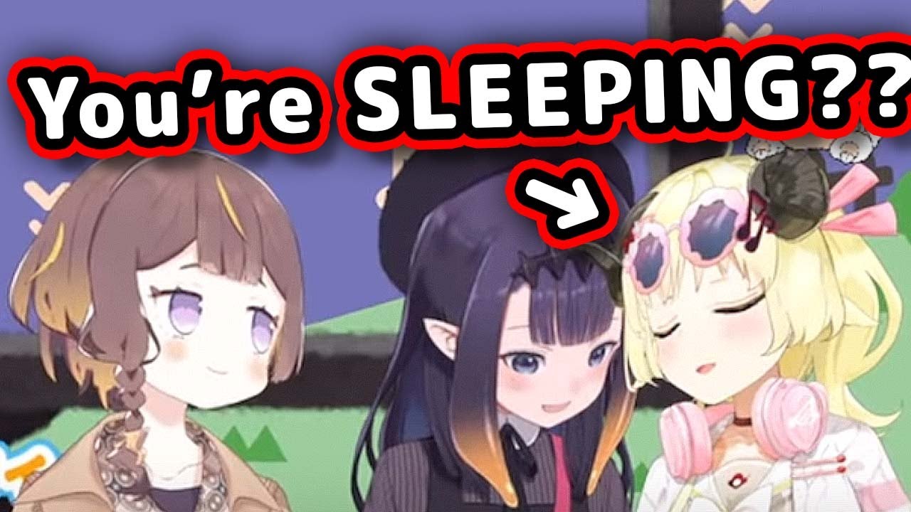 Anya Thought Watame Fell Asleep On-Stream But She Was Just Snuggling Ina 【ENG Sub/Hololive】