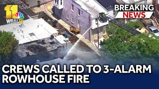 SKY 11: Crews called to 3-alarm fire on Guilford Avenue