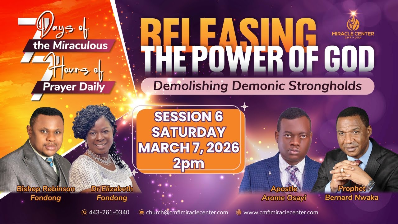 SESSION 6 - LIVE🔥RELEASING THE POWER OF GOD | DEMOLISHING DEMONIC STRONGHOLDS