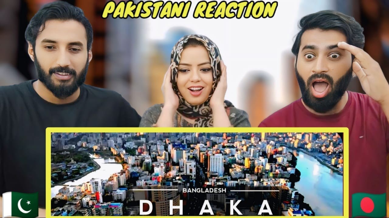 Dhaka City 🇧🇩 Bangladesh Drone View|Pakistani Family Reaction 