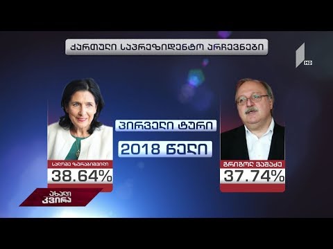#ახალიკვირა  საპრეზიდენტო არჩევნები 2018