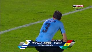 Uruguay Vs Bolivia 4-2 Todos los Goles Eliminatorias Conmebol 2017