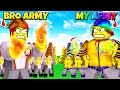 Roblox BROTHER Clone Army BATTLE for $100,000 ROBUX.. ⚔️🤑