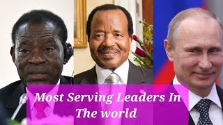 Most Serving Leaders in the world