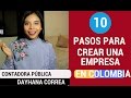 10 Pasos para crear una empresa en Colombia de manera LEGAL. Por Dayhana Correa