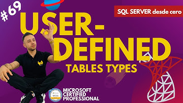 User Defined Tables Types  (UDTT) en SQL Server - #69 Microsoft SQL Server desde cero