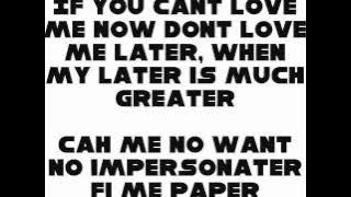 CHRIS MARTIN - PAPER LOVING LYRICS. (Dancehall Lyrics Overdrive)