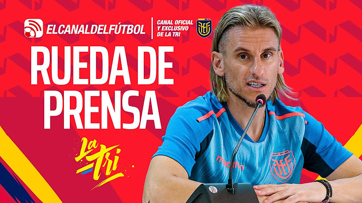 RUEDA DE PRENSA: SEBASTIÁN BECCACECE - DT DE ECUADOR
