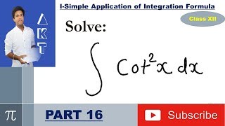 Integration Type I : Simple Application of Integration Formula: Part 16