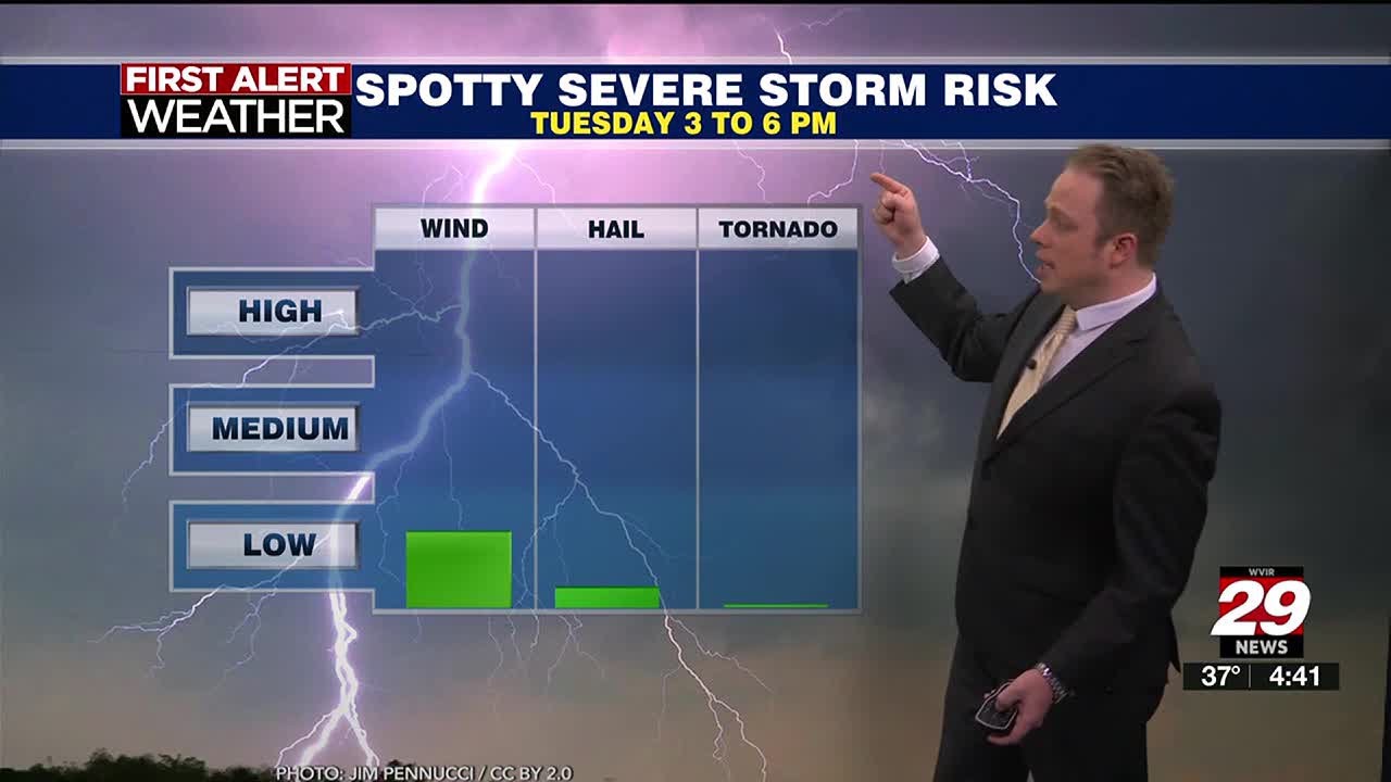 Tracking severe weather risk and snow potential - YouTube