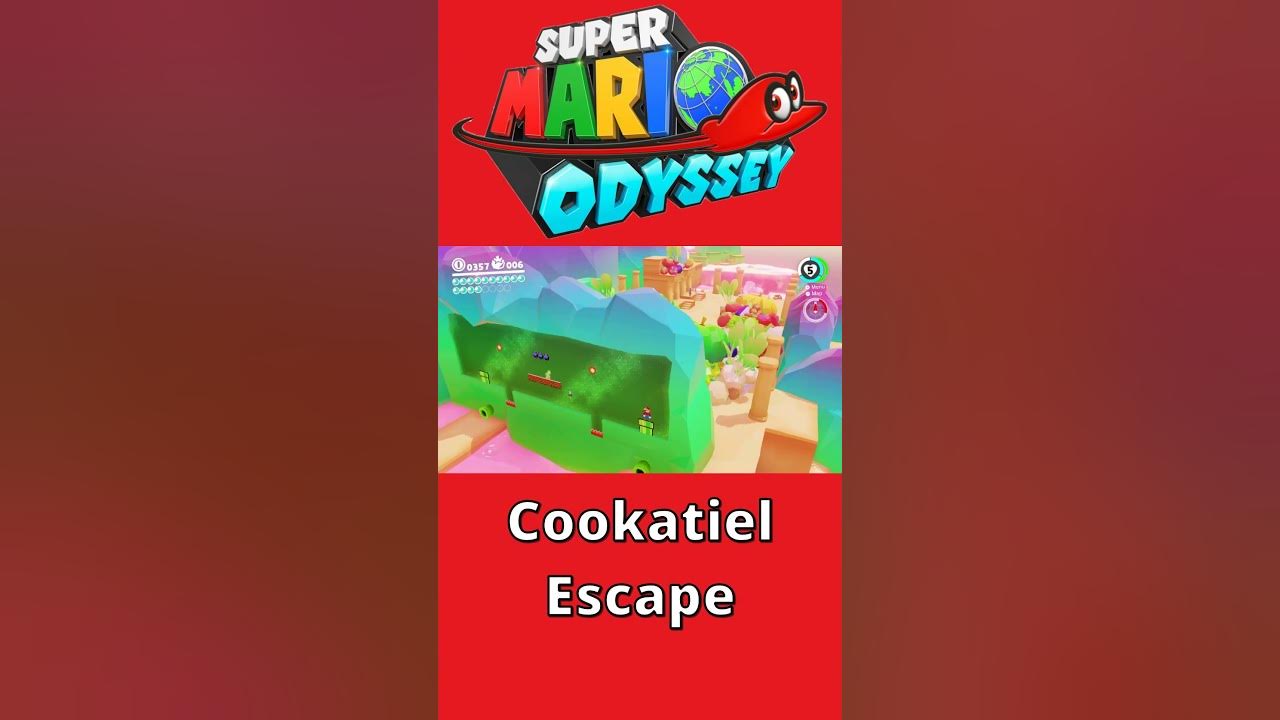 Escaping Cookatiel Fight in Super Mario Odyssey #shorts #mario # ...