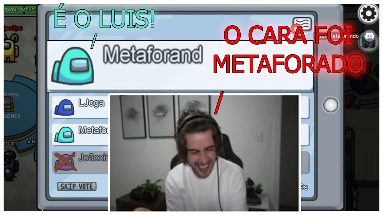 METAFORANDO NO AMONG US E DETECTOR DE MENTIRAS DO CALANGO - MELHORES CLIPS AMONG US #01