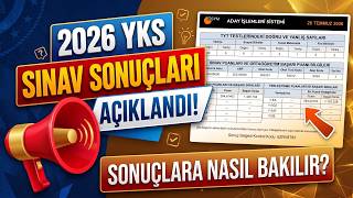 2026 YKS RESULTS ARE OUT! How to Check Your Results Contact for Open Education Preference Consul...