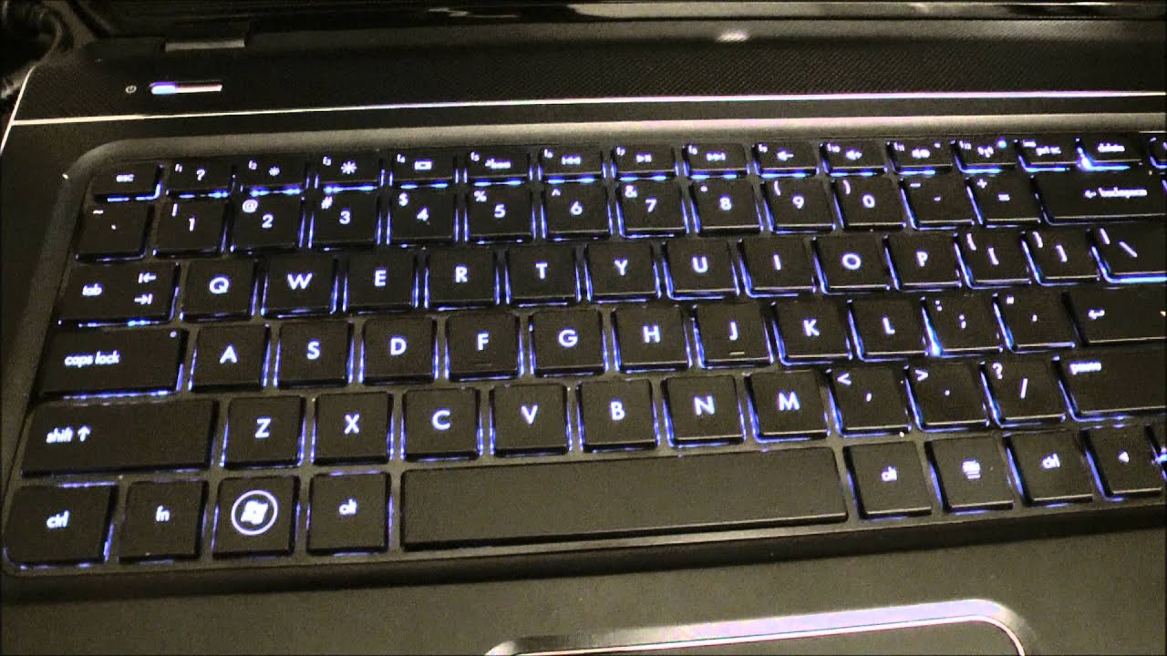 Подсветка клавиатуры ноутбука выключается