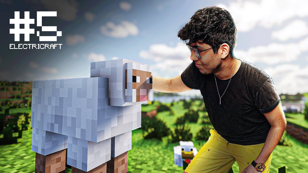 CONSIGO ANIMALES PARA MI ENORME GRANJA | ElectriCraft #5 | IamElectricP