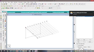 How to create Geometry in Staadpro?