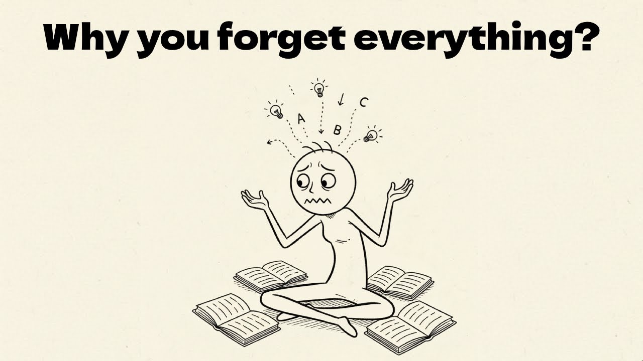 The real reason you forget everything you study 📚 🧠🧐 - YouTube