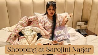 Shopping at Sarojini Nagar- #sarojininagar #sarojininagarmarket #sarojinihaul #shopping