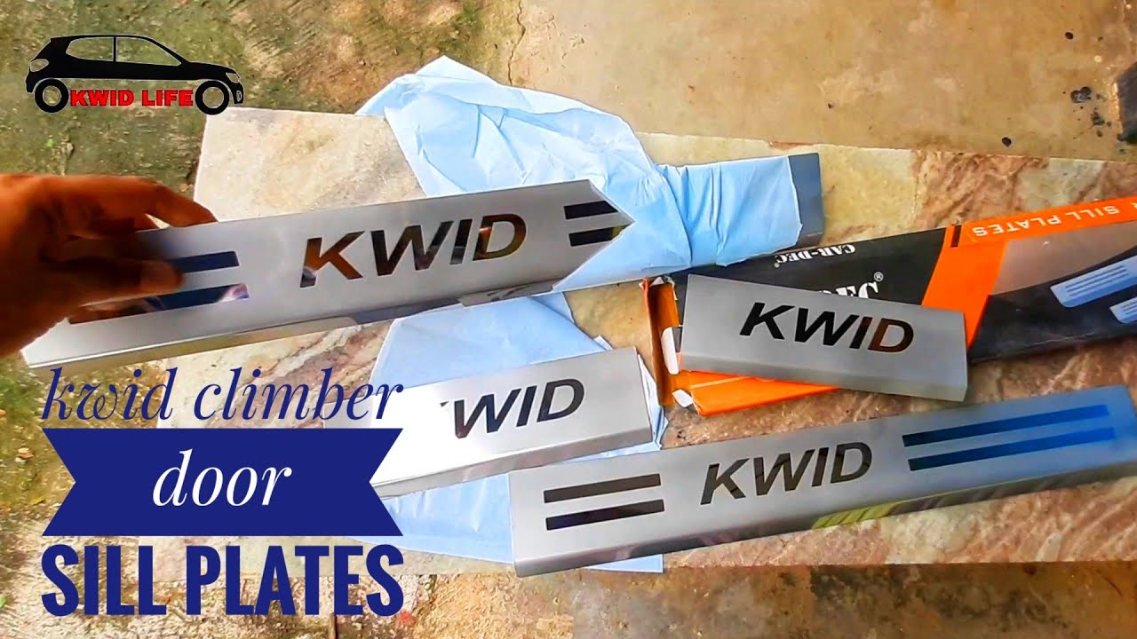 Kwid modification door sill plates🚘👍😷