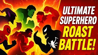 Superhero Roast Battles | Spider-Man, Hulk, Thanos & Venom Funny Hindi Comedy Shorts