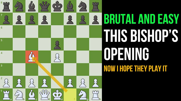 I Mastered the Bishop’s Opening and Started Winning in 9 Moves (No Prep Needed)