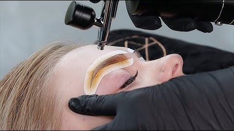 Airbrush Brow Tutorial - Hybrid Brows - PE Cosmetics