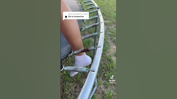 Leg Caught In Trampoline Spring 😬#trending #shorts #fyp #tiktok #tiktokvideo #tiktokviral