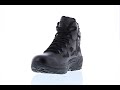 Reebok duty mens rapid response rb 6 stealth boot with side zipper rb8678