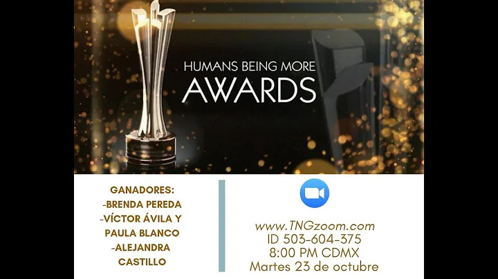 Ganadores 2018 Humans Being More Awards Winners