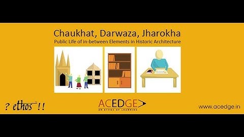 ACEDGE Studio: Chaukhat Darwaza Jharokha by Dr Anuradha Chatterjee