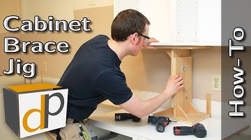 Hang Upper Cabinets by Yourself - Cabinet Brace How-To