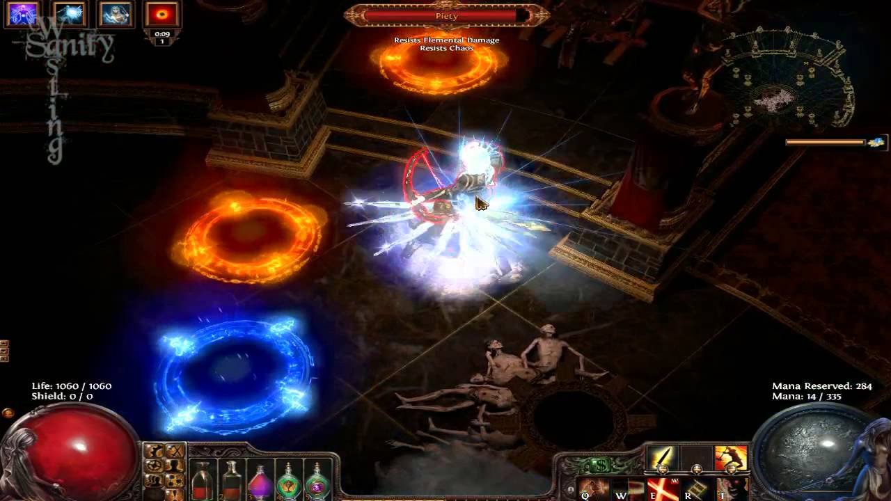 Path of Exile: Templar killing Piety with Authority on Hardcore solo - YouT...