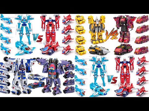 Machine Robo Rescue <strong>Series</strong> Blue Yellow Fire Hyper <strong>Black</strong> Red Gears TransFormation