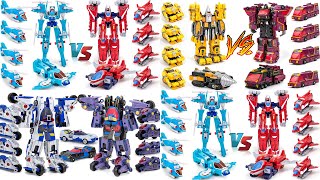 Machine Robo Rescue Series Blue Yellow Fire Hyper Black Red Gears TransFormation screenshot 3