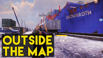 The Division - Outside of Map Glitch - Aircraft Carrier? New Dark Zone? Outside of Dark Zone Glitch